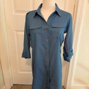 Denim Shirt Dress